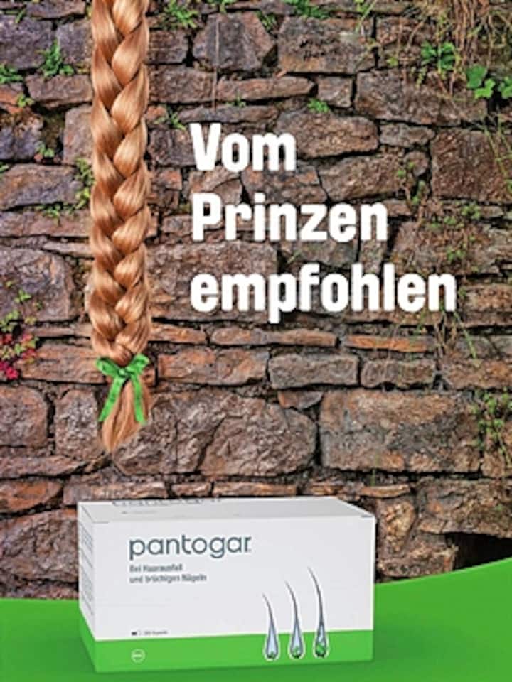 Werbung für Haarwuchsmittel