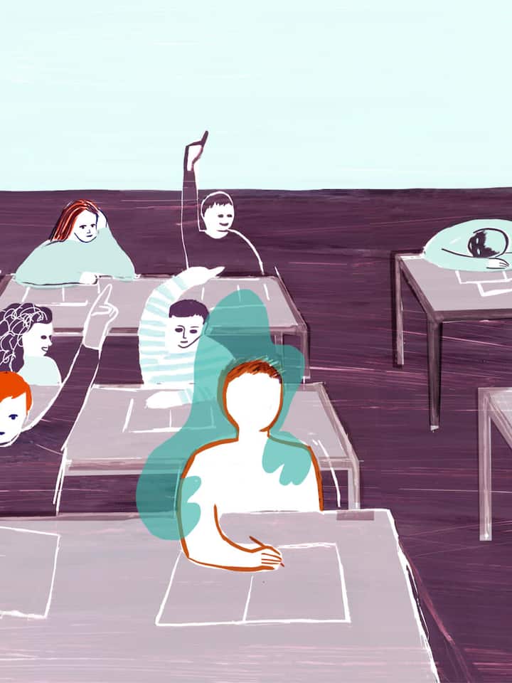 Illustration zum Thema Schul-Gewalt: Sexuelle Übergriffe unter Kindern: Schulen und Behörden sind überfordert
