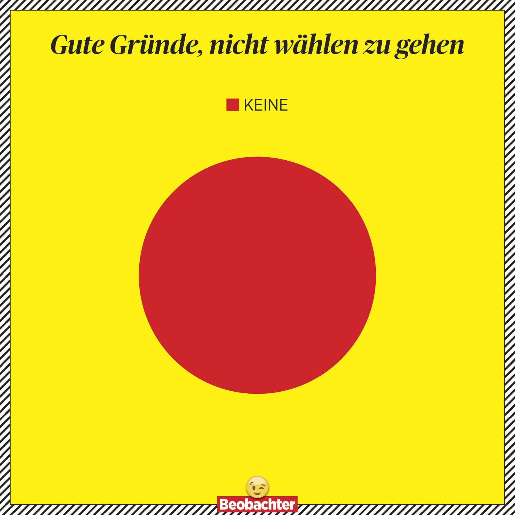 Nicht deine Welt? Geh wählen! Beobachter