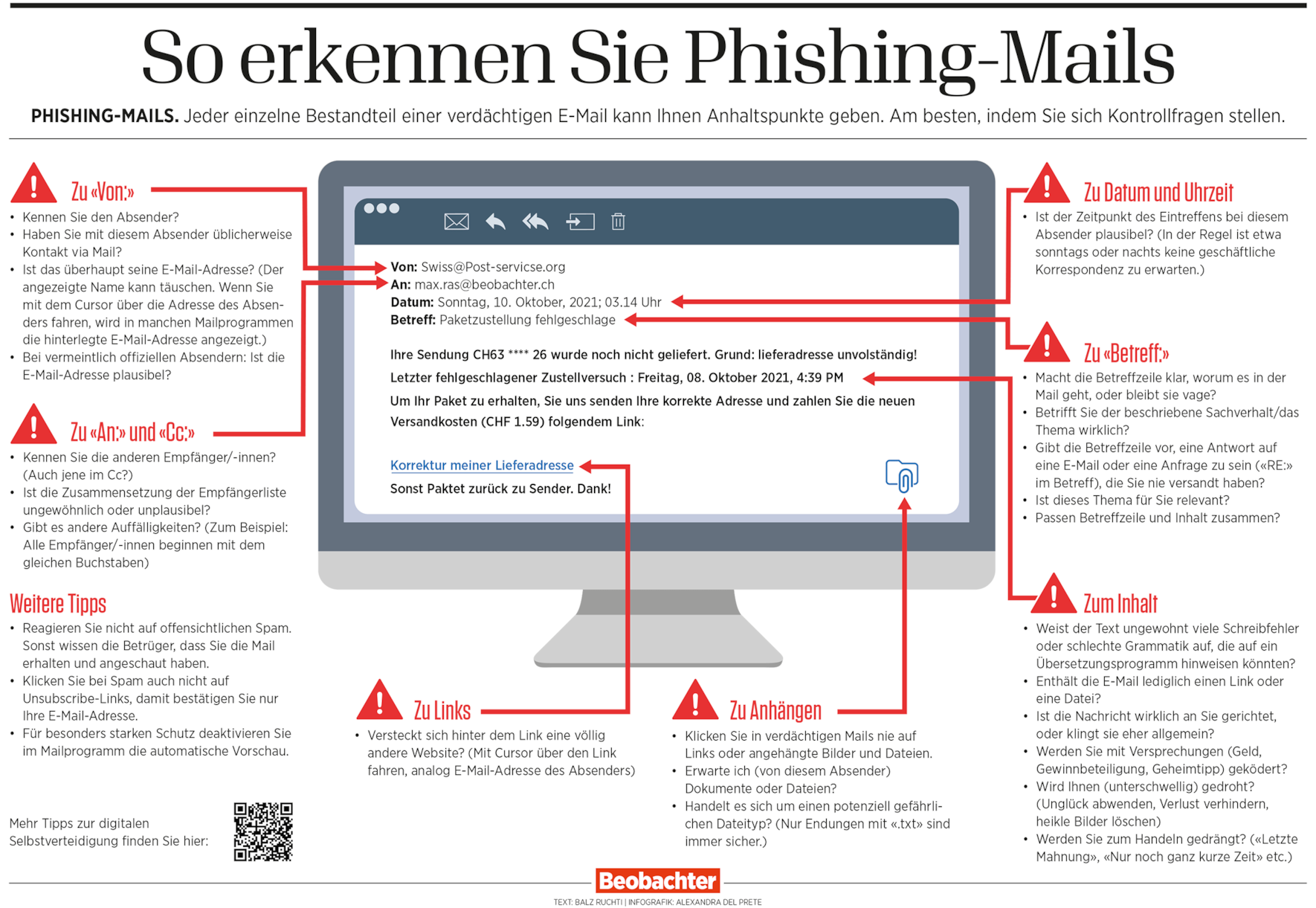 Checkliste: So erkennen Sie Phishing-Mails