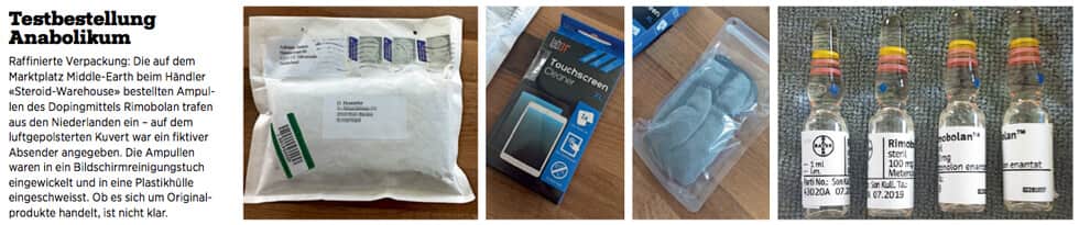 Testbestellung Anabolikum