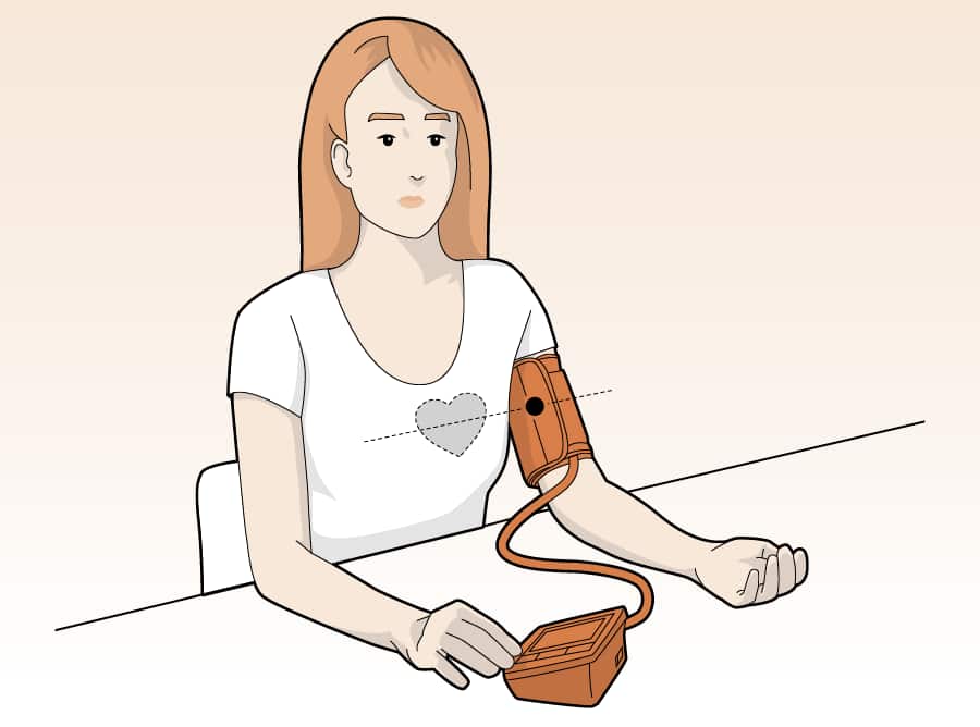 Blutdruckmessung Oberarmmanschette