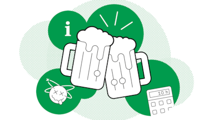 Illustration Promillerechner Beobachter. Nicht alle reagieren gleich auf Alkohol. Berechnen Sie im Promillerechner, wie gut Sie welches Getränk vertragen – und wie viel davon.