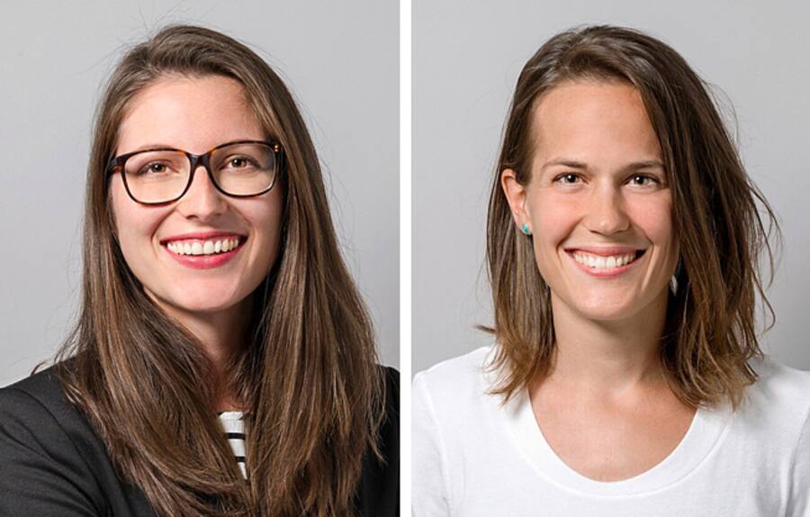 Andrea Hofer (28) und Ursina Schaede (30) von der Uni Zürich