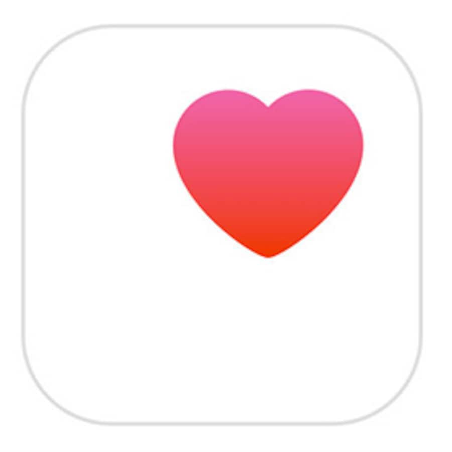 Logo der Apple Health App.
