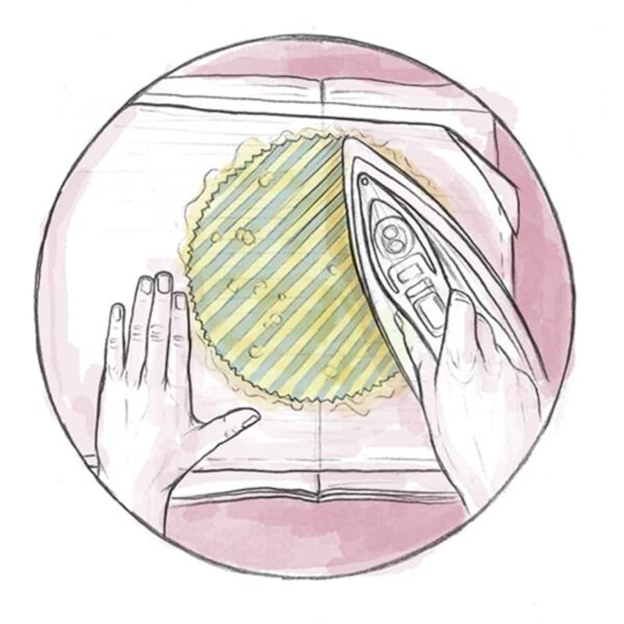 Bienenwachstuch bügeln