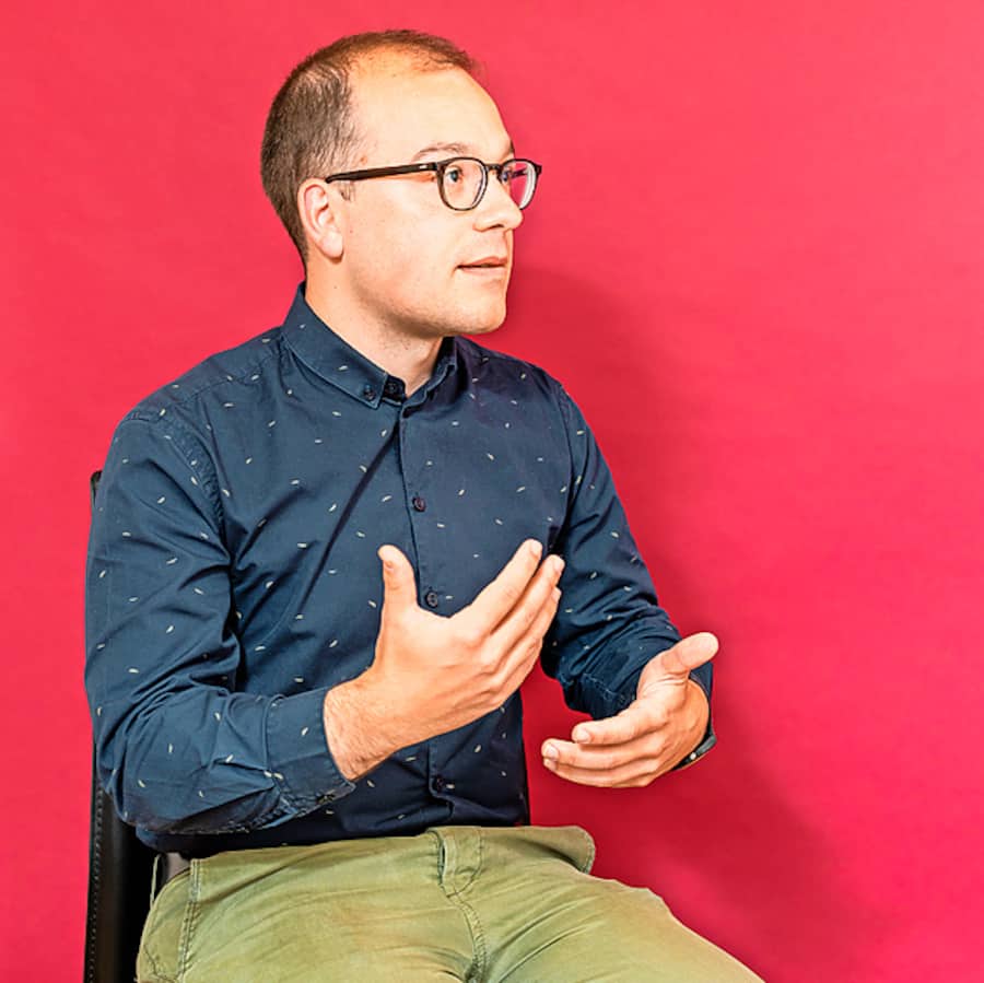 Blaise Fasel von der Jungen CVP