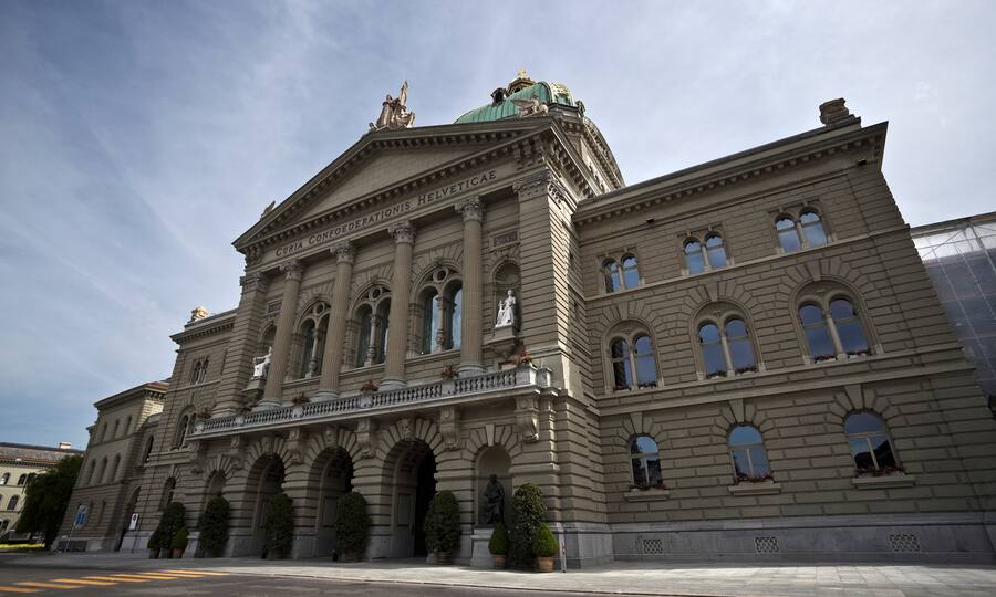Das Bundeshaus in Bern