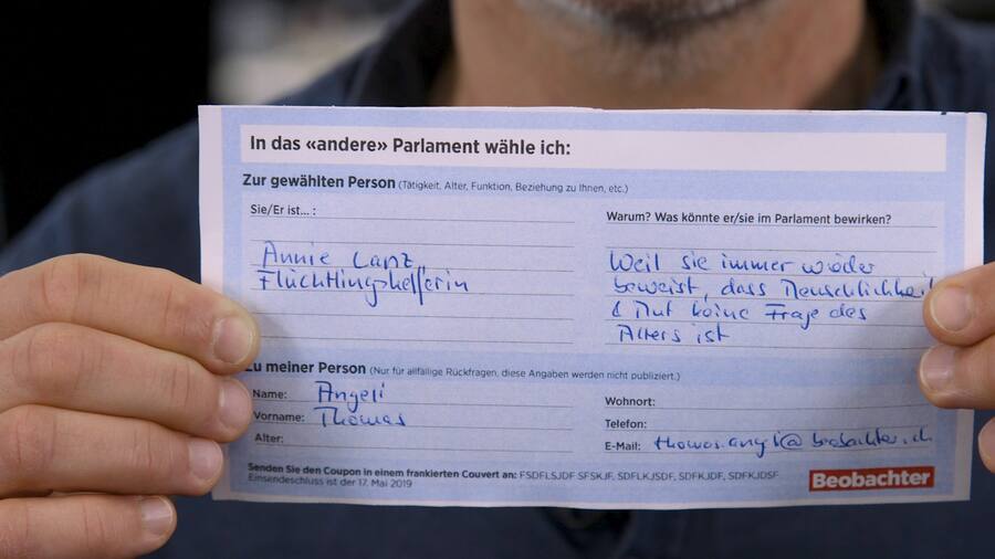 Der «andere» Wahlzettel