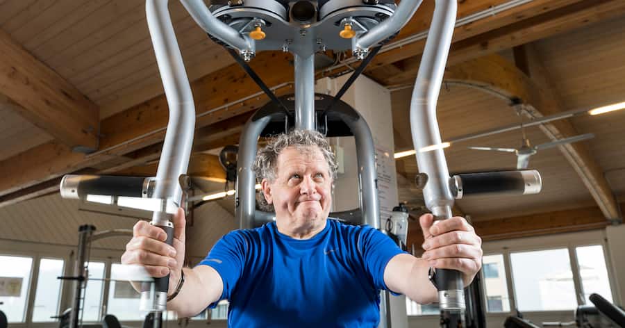 Diabetiker Martin Hulliger beim Sport.