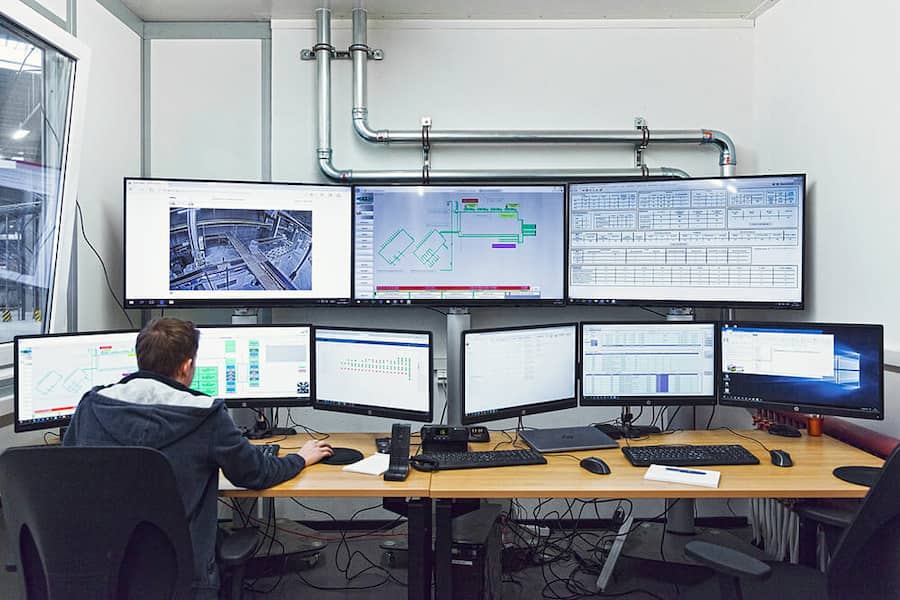 Kontrollzentrum bei Digitec Galaxus