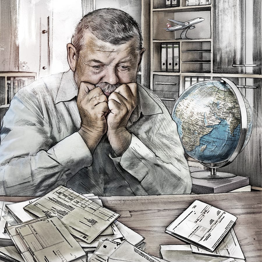 Verzweifelter Vermieter