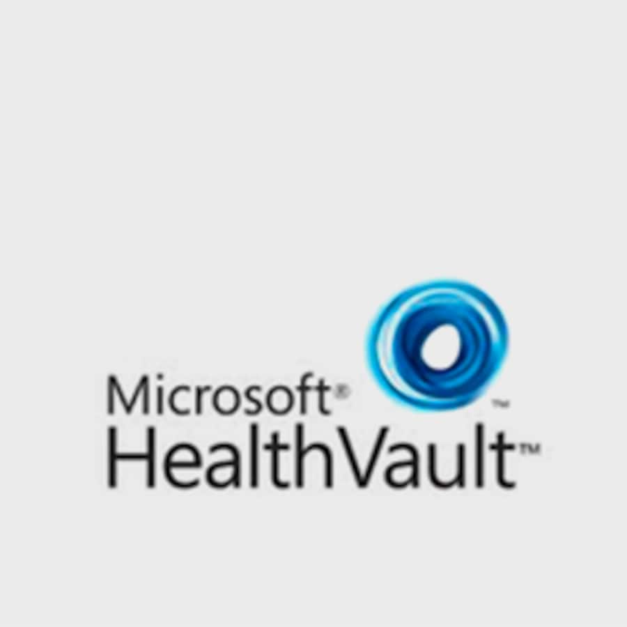 Logo der Microsoft Health Vault App.