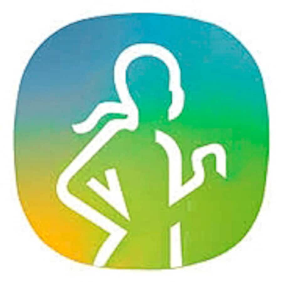 Logo der Samsung Health App.