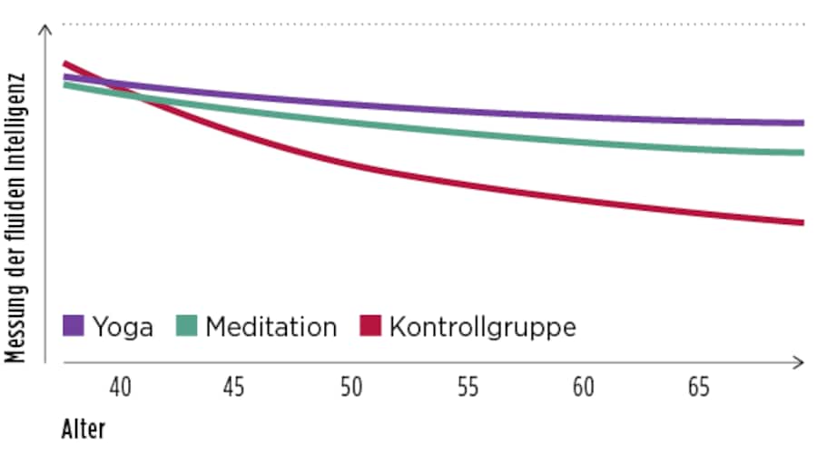 Infografik: So nimmt die fluide Intelligenz im Alter ab