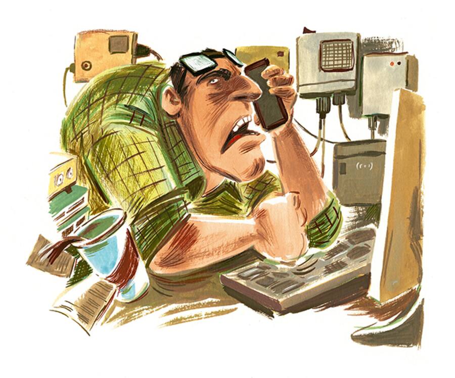 Warteschleife Callcenter