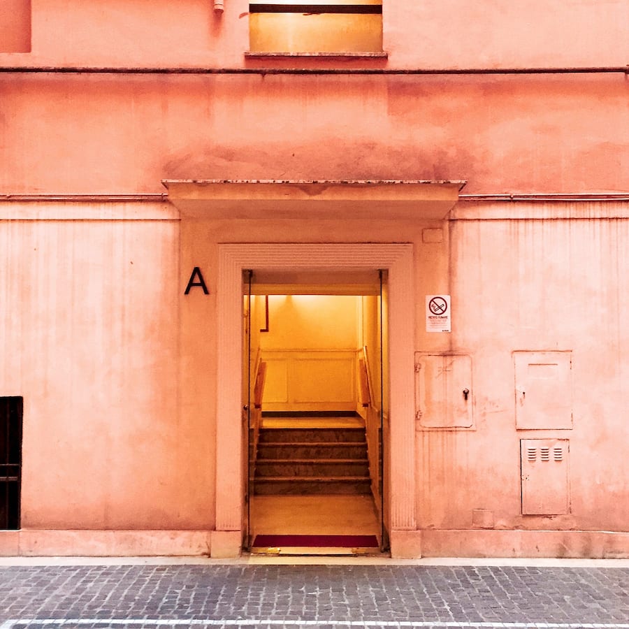 Hauseingang, Rom, Italien