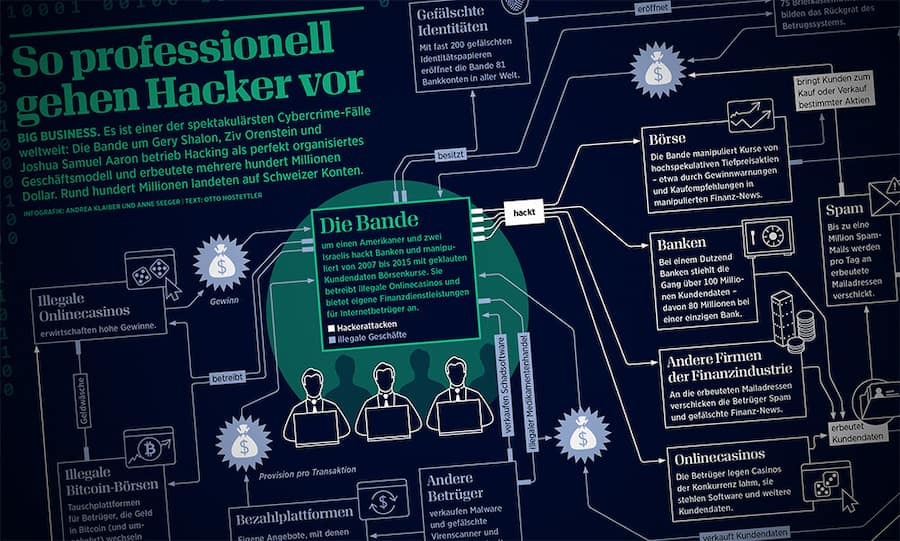Infografik: Professionelle Hacker