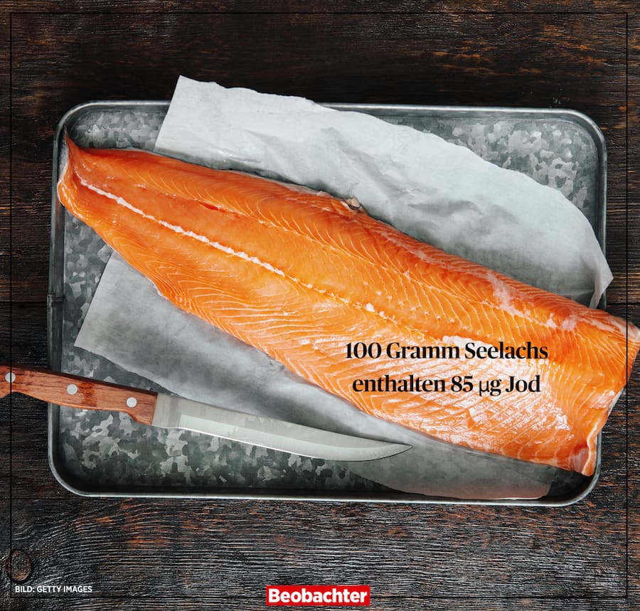 Wie viel Jod steckt im Lachs?