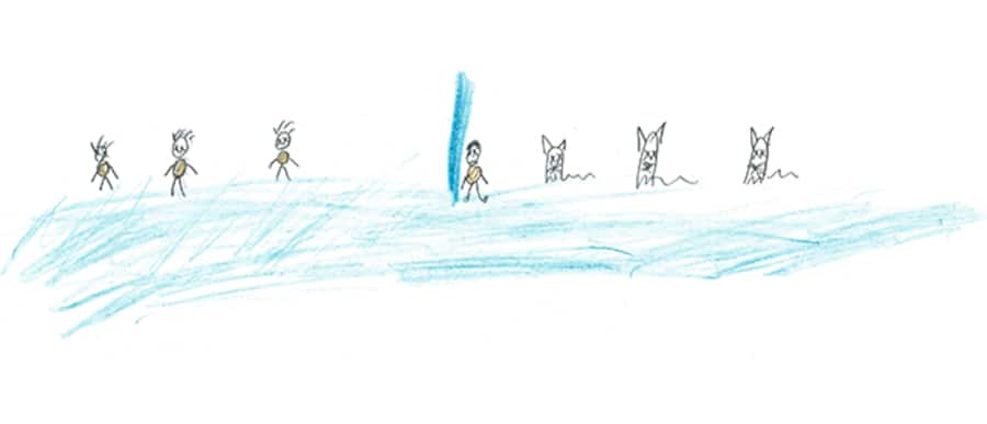 Katzen und Grosseltern im Himmel