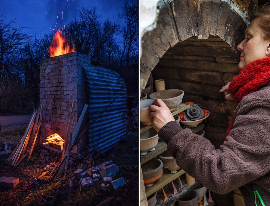 Keramik im Holzofen