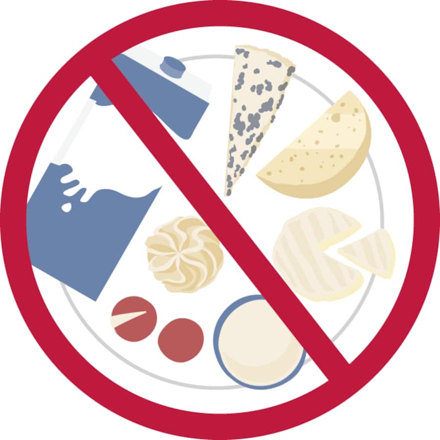 Illustration: Laktosefreie Ernährung