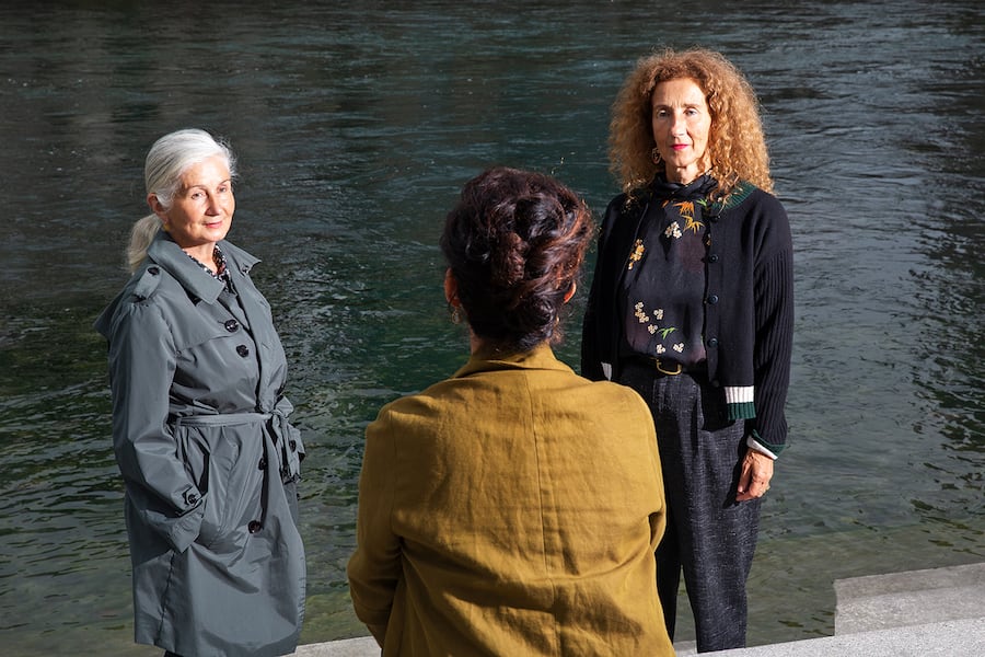 Die Donati-Schwestern: Marina, Daniela (links) und Franca (rechts).