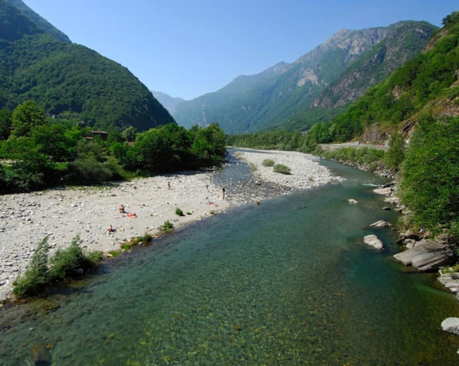 Blick auf die Maggia