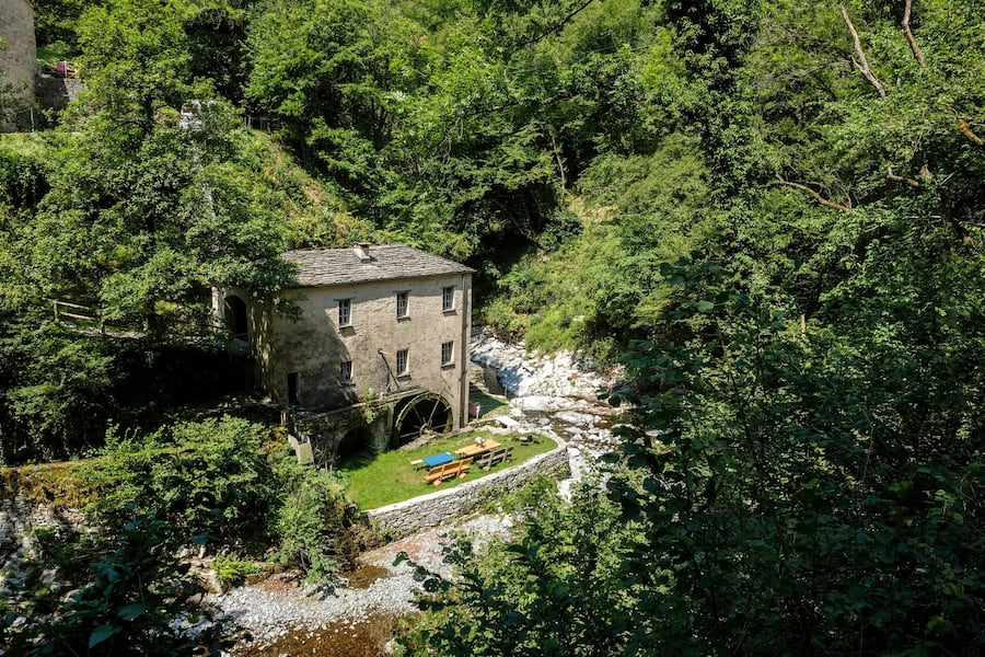 Bruzella-Mühle im Valle di Muggio