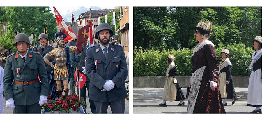 Fronleichnam-Umzug in Visp