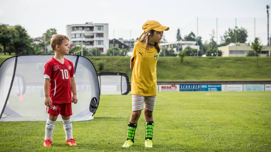 EMMENBRUECKE, 14.06.2017 - Pamela beim Training der Fussballschule des FC Emmenbruecke. PHOTO BY PASCAL MORA