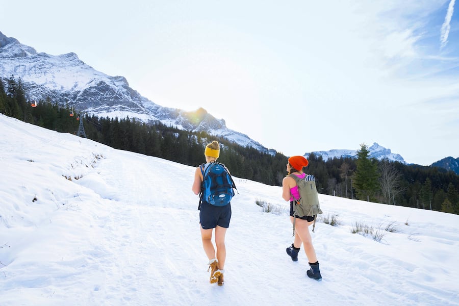 Jana Avanzini & Gerda Imhof Wandern von Kriensegg