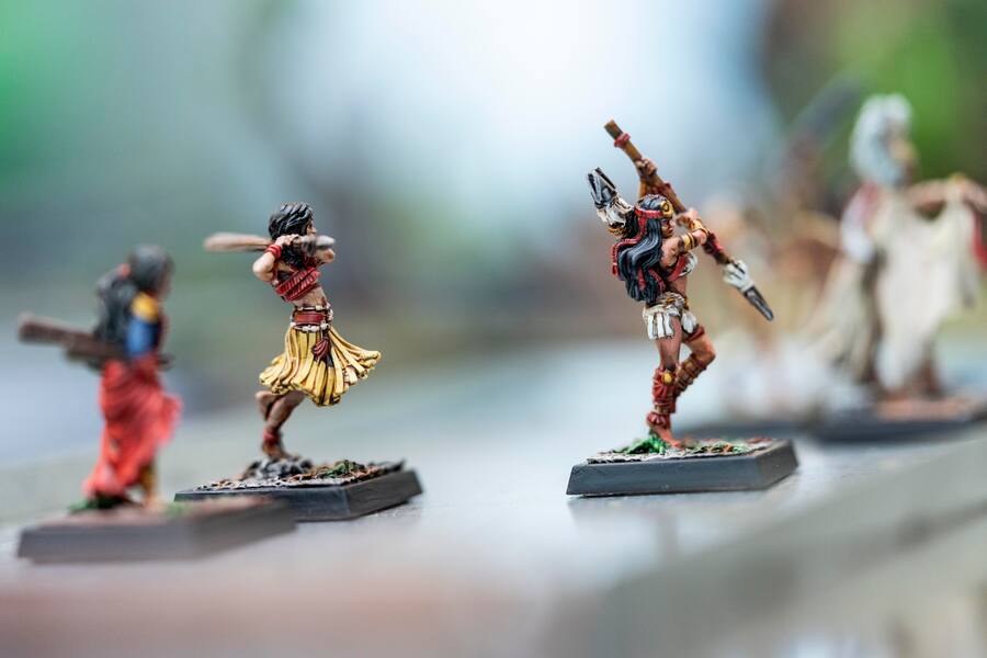 Tabletop: Jede Spielfigur wird individuell gestaltet.
