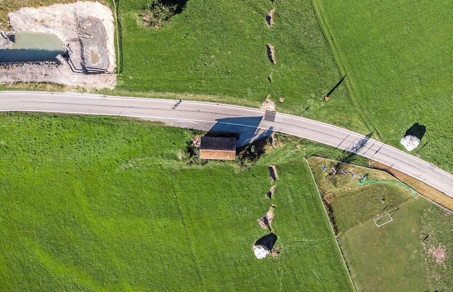 Holterdiepolter: Der 100-Tonnen-Felsbrocken, der im August zu Tal stürzte, hat Spuren hinterlassen.