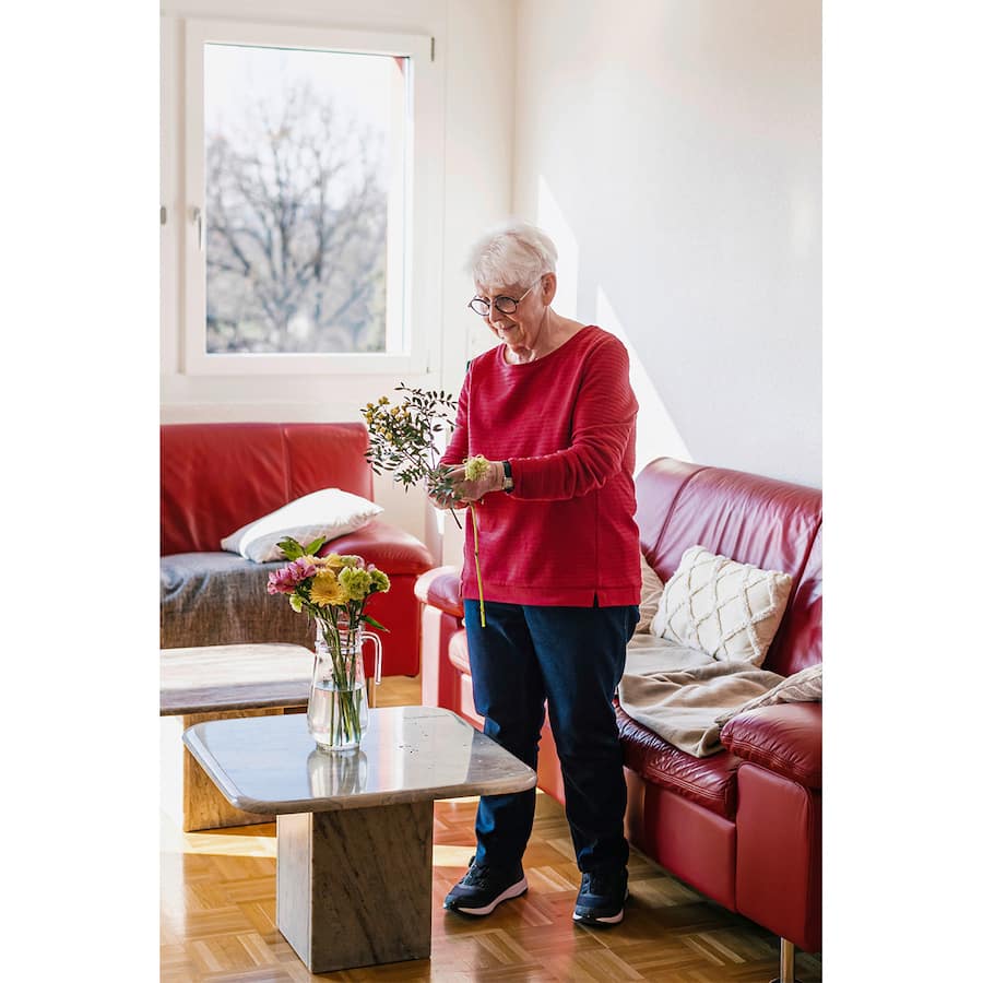 «Wir haben uns auf die Veränderung in unserem Leben gefreut.» Margrith Peyer, Mieterin im Alterszentrum St. Martin in Sursee