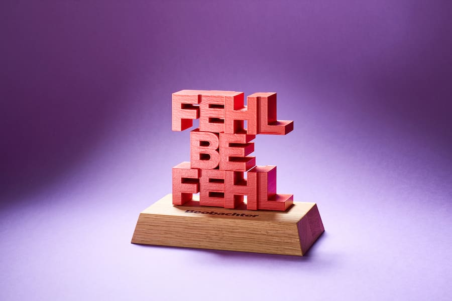 Trophäe Fehlbefehl des Beobachters