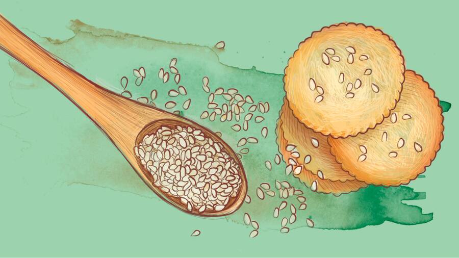 Illustration Guetsli aus Ölpresskuchen