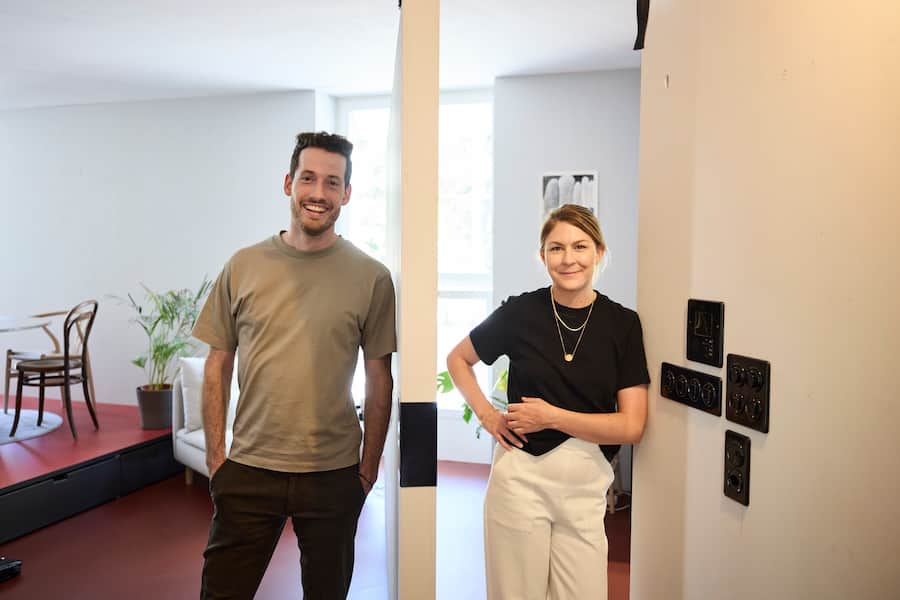Sandro Venetz und Saskia Gottsponer im Performativen Haus in Zürich