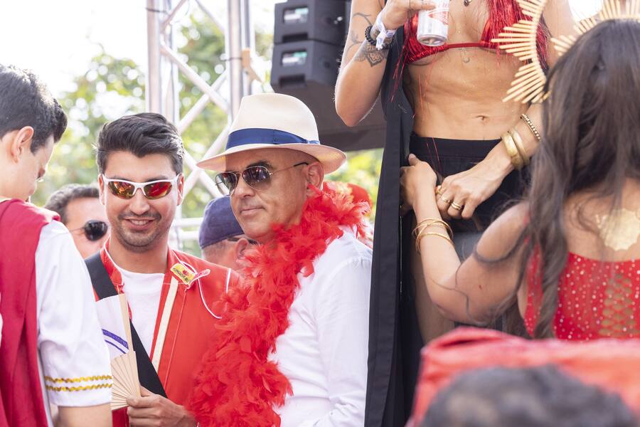 Bundesrat Alain Berset an der Street Parade
