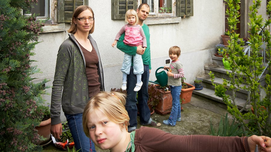 Familie Bühlmann Steiner im Jahr 2010