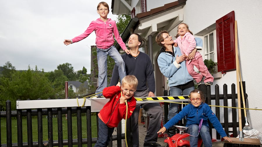 Die Familie Hayoz im Jahr 2010