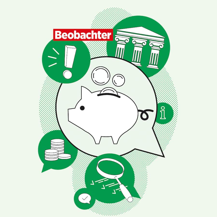 Illustration Altersvorsorge Beobachter