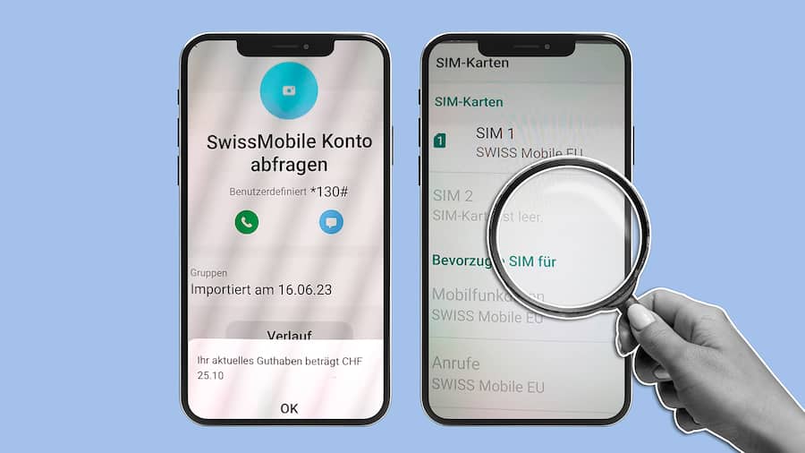 Bildcollage Handyscreens mit Bildschirmfotos eines Kunden von Swiss Mobile; Swiss Mobile Plötzlich ist das Prepaid-Guthaben futsch Die Prepaidkarte Swiss Mobile versprach billiges Roaming. Doch plötzlich geht gar nichts mehr – und der Thurgauer Anbieter Naka ist nicht zu erreichen.