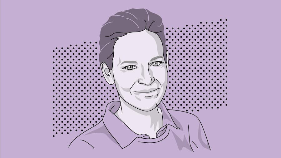 Porträt der Kolumnistin Pia Wolfensberger (Illustration)