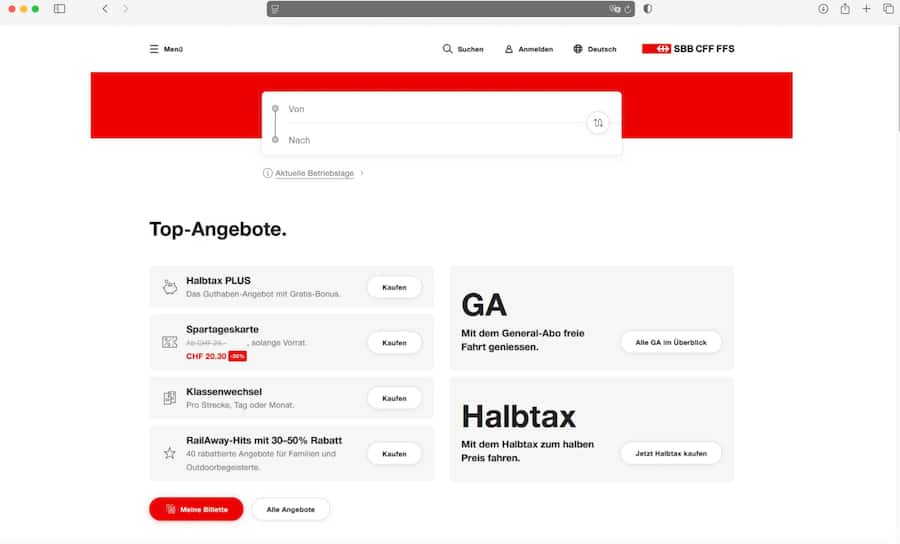 Geben Sie die Webadresse der SBB manuell in die Adresszeile ein oder nutzen Sie die offizielle SBB-App statt Suchmaschinen-Ergebnissen. Überprüfen Sie bei jedem Seitenwechsel und vor der Eingabe von Zahlungsdaten die vollständige Internetadresse (URL). Öffnen Sie keine Links aus unerwarteten E-Mails, SMS oder Mitteilungen. Wenn Sie bereits Daten eingegeben haben: Sperren Sie umgehend Ihre Karten über Ihr Finanzinstitut und erstatten Sie nach telefonischer Voranmeldung Anzeige bei der Kantonalpolizei. (19