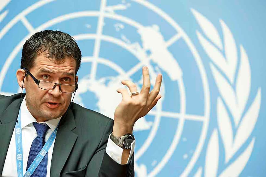 Der Schweizer Nils Melzer, 50, ist seit 2016 UN-Sonderberichterstatter über Folter
