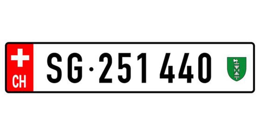 Nummerschildvorschlag des Initiativkomitees