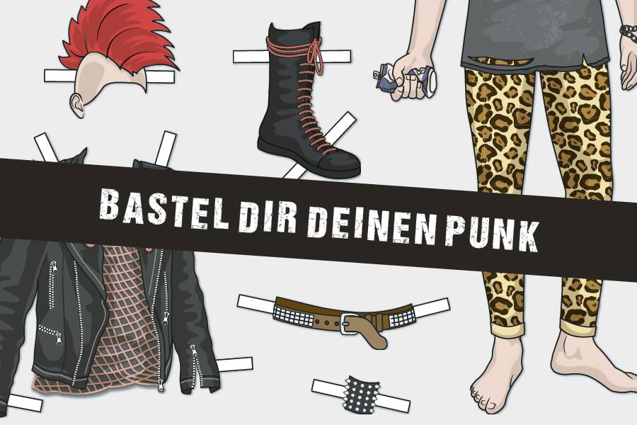 Der Punk-Bastelbogen
