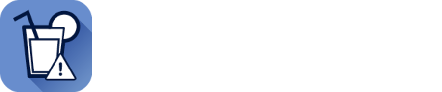 Symbol Achtung beim Trinken