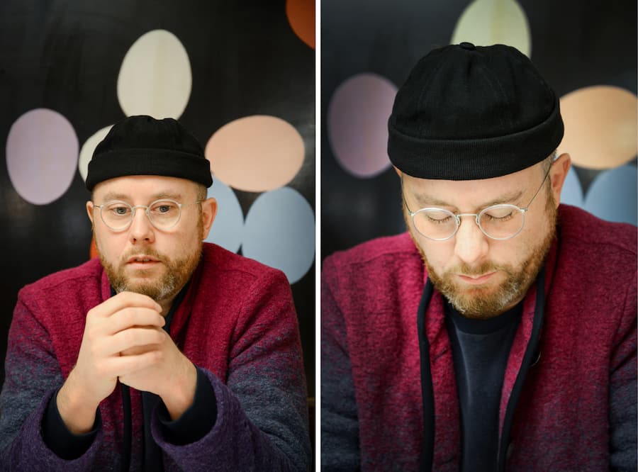 Schriftsteller Jürg Halter in Bern